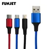Wholesale Braided Custom Short Silicon Charging Dc Micro Usb Cable Line