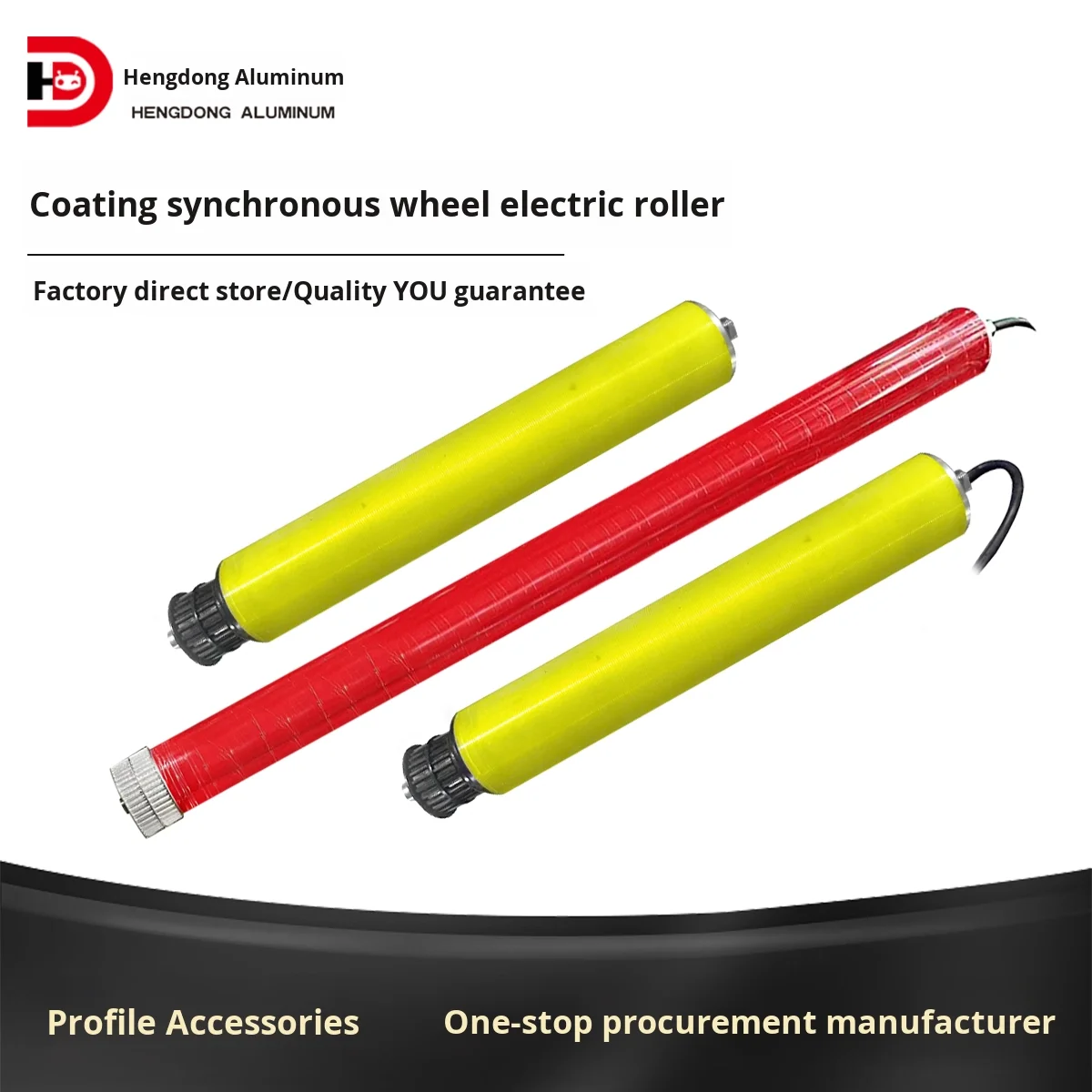 HD Electric Roller with Built-in Motor Synchronous Wheel Power Conveyor Belt Roller Coated Assembly Line Shaft factory