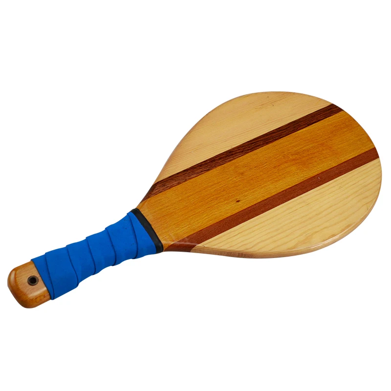 Wooden Beach Bat Paddle Ball Set Frescobol Paddle Ball Set (beach ...