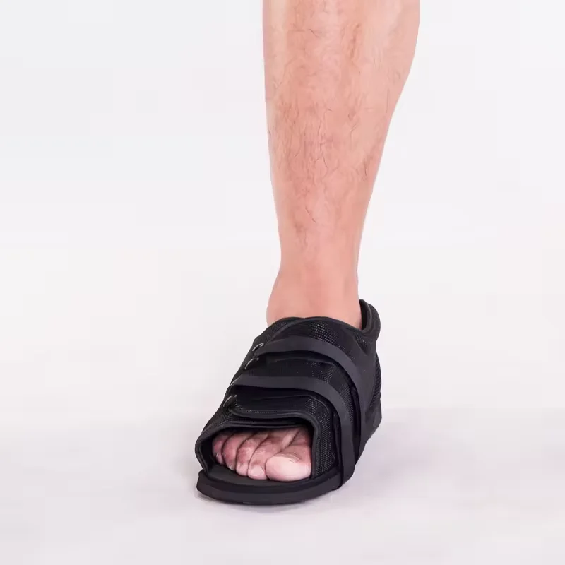 Post-Op Orthopedic Cast Sandal with Comfortable TPR Sole for Surgery Recovery Rehabilitation Therapy Supplies factory