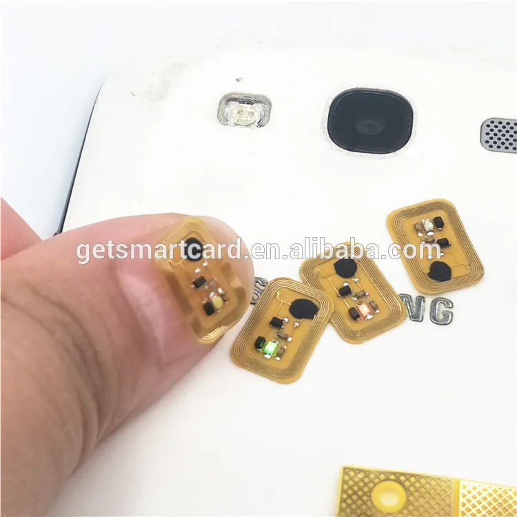 2020 New Fashion Design 13.56MHZ NFC Nail LED Sticker, NFC Nail Art Light Sticker with NFC chip built in for DIY Party Shows
