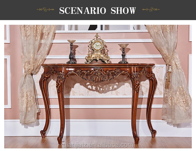 Antique Reproduction Hall Table Antique Wooden Carving Console Table