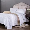 Pactch work classic embroidered 3pcs bedspread set 100% cotton