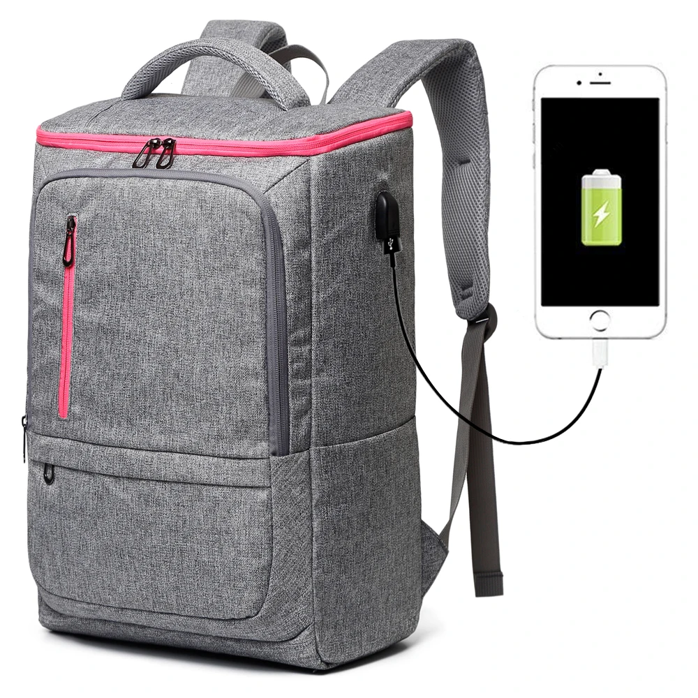 Backpack for men and women outdoor 15.6 Inches laptop waterproof USB bag