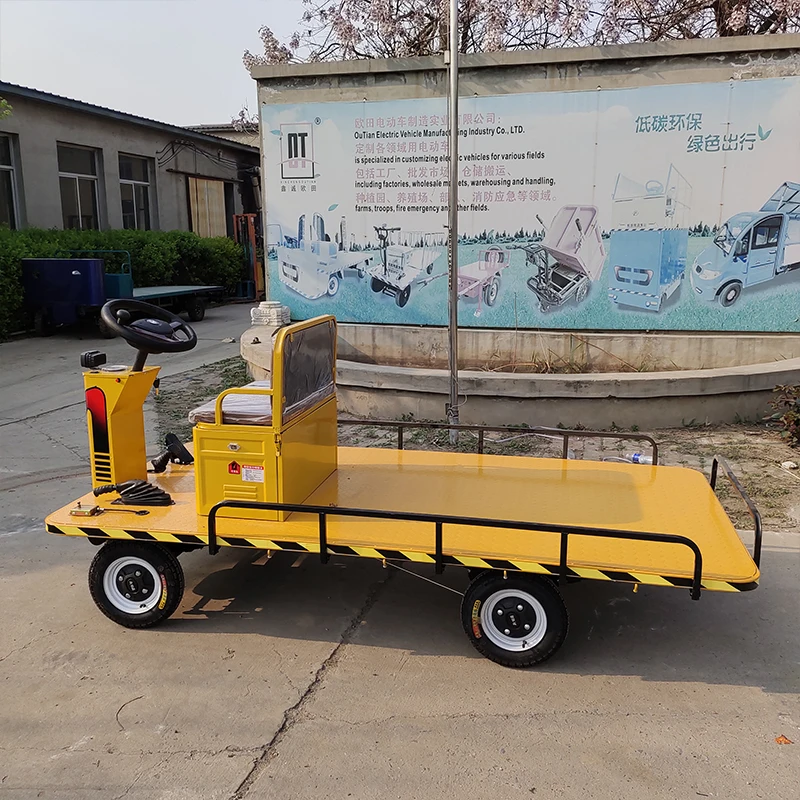 Custom Fourwheeled Electric Flatbed Truck Multipurpose And Diverse