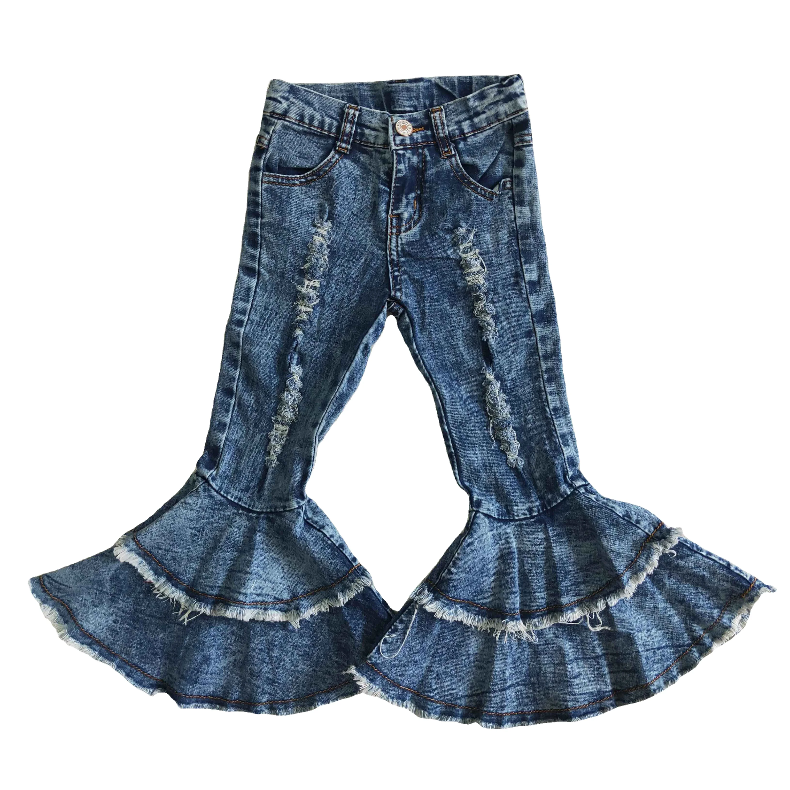 Spring Autumn Child Denim Pants 