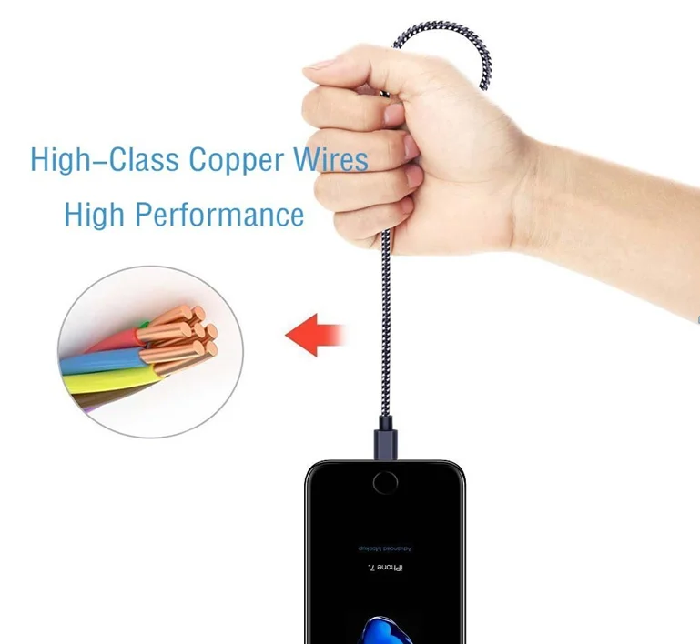 best sellers 2.4A Quick Charger Micro USB Smart Charging Data Cable For Phone - ANKUX.COM
