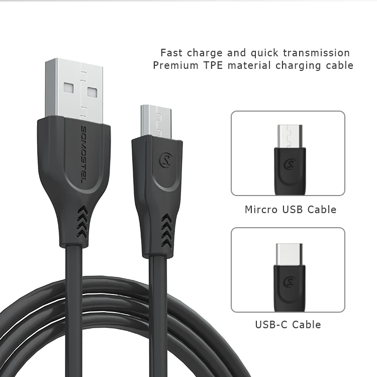 High Speed Cell Phone Charger Cable for Samsung V8 SMS-BT01 from Somostel Factory in China - ANKUX.COM