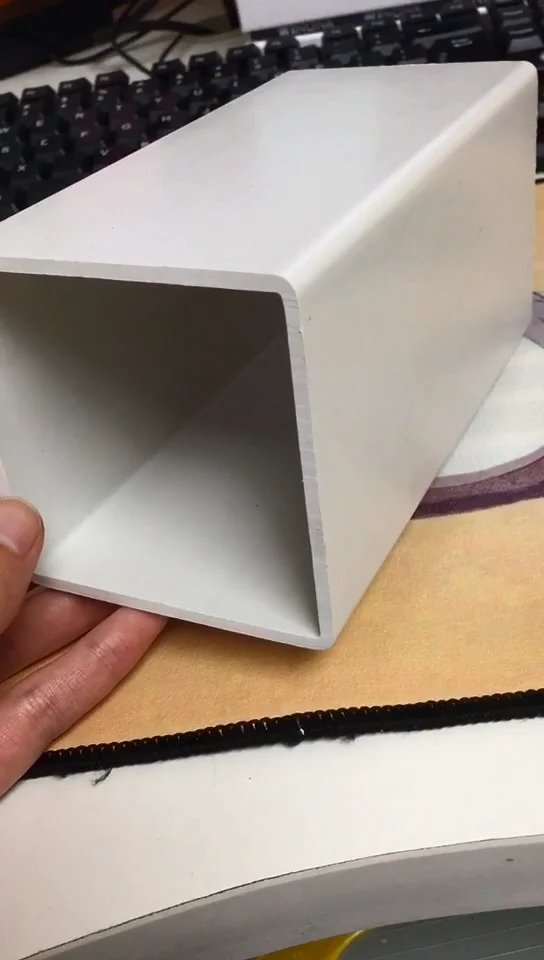 Uv Resistant Food Grade Nft Channel Pvc Square Pipe Hydroponic Pipe