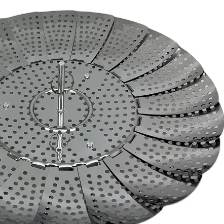 
Manufacture New Item Stainless Steel Steamer Basket Folding Steamer Expandable with Different Sizes 