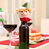 Elf Doll Home Cover Cap Party New Year DIY Table Dinner Christmas Decorations Cloth Cover Wine Bottle