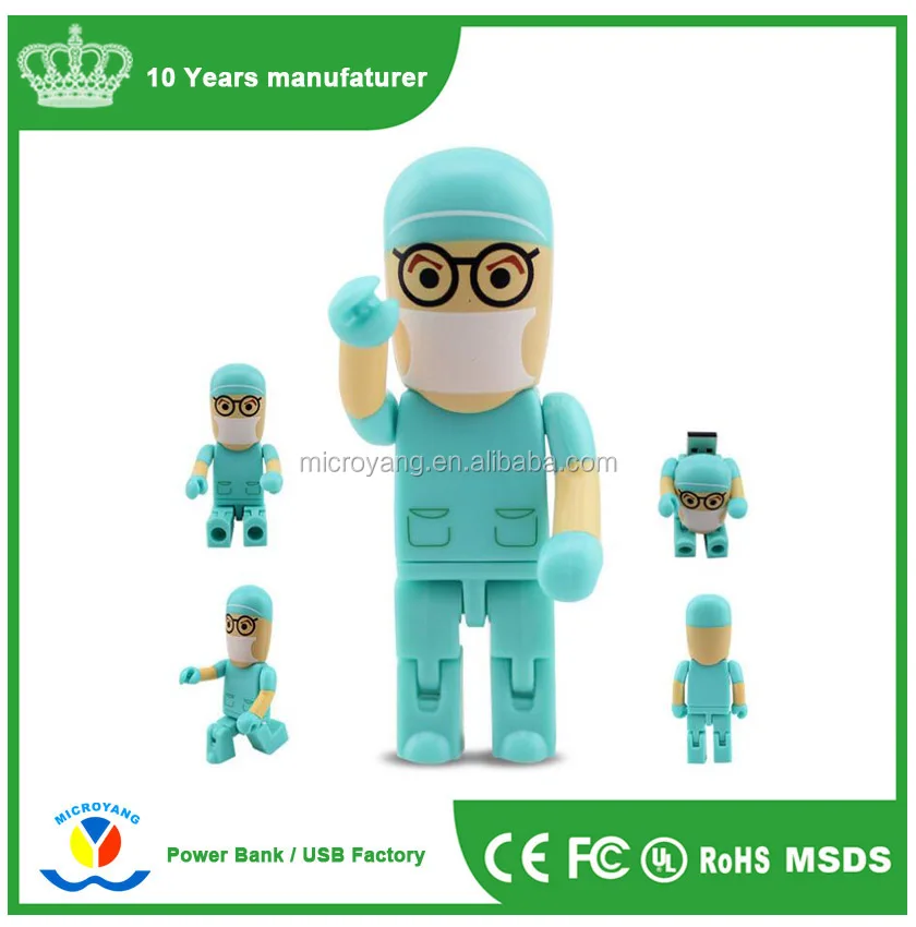 Metal robot shape usb 2.0 flash drive for wholesale - ANKUX.COM