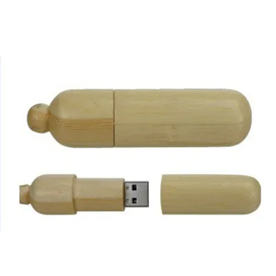 Wooden cork USB flash drive wood bottle plug pendrive 4GB 8GB 16GB 32GB 64GB pen drive with keychain Logo customized - ANKUX.COM