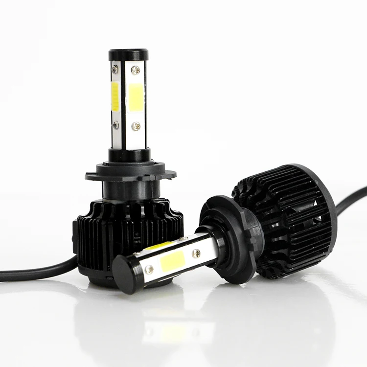 Amazon auto parts X6 LED headlight H4 H7 H8 H13 100w IP67 12000lm 6000k car led light conversion kit