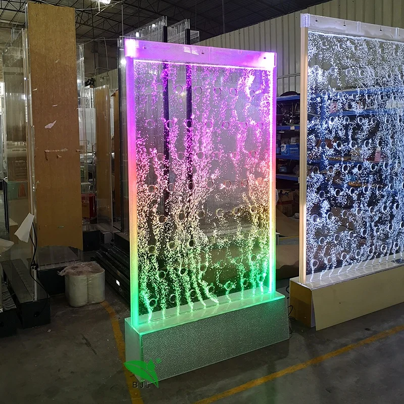 night club,wedding,party,restaurant Digital Control Programing led acrylic swirl bubble water wall