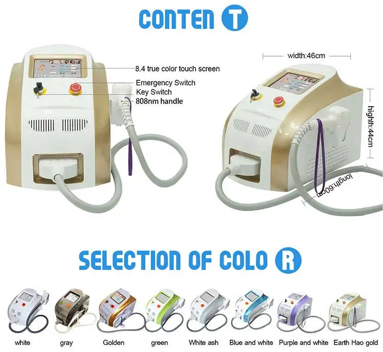 808nm Diode Laser Machine  808nm Portable Laser Hair Removal Price