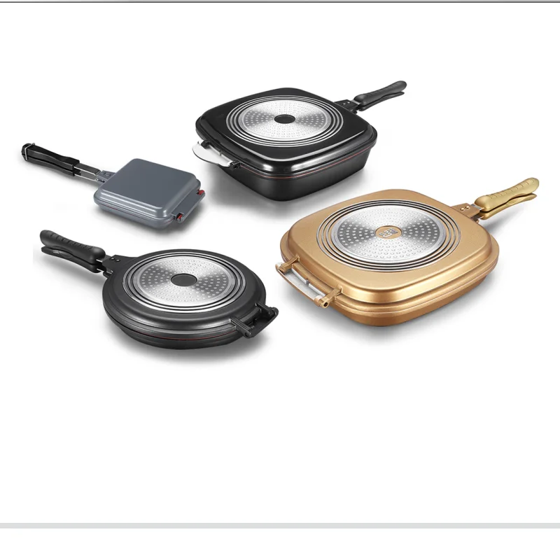 Hot Sail Heavy Duty Diecasting Aluminum Nonstick Double Side Grill