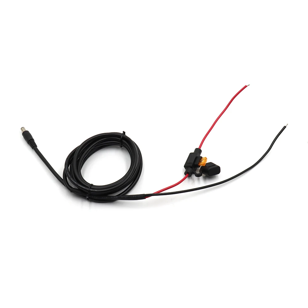 dc5.5*2.1mm male to open with 3A 5A 10A fuse electric cable - ANKUX.COM