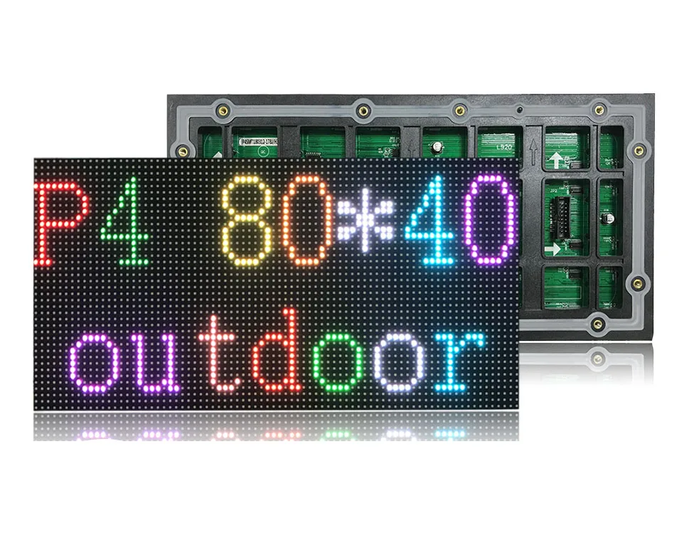 320x160mm Waterproof Outdoor High Brightness 4mm SMD1921 P4 LED Screen Module