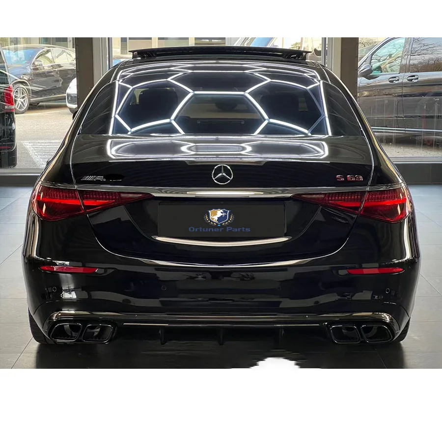 W222 Body Kit Rear 2014-2019 for Mercedes Benz S Class W222 Body Kit AMG Upgrade Front ...