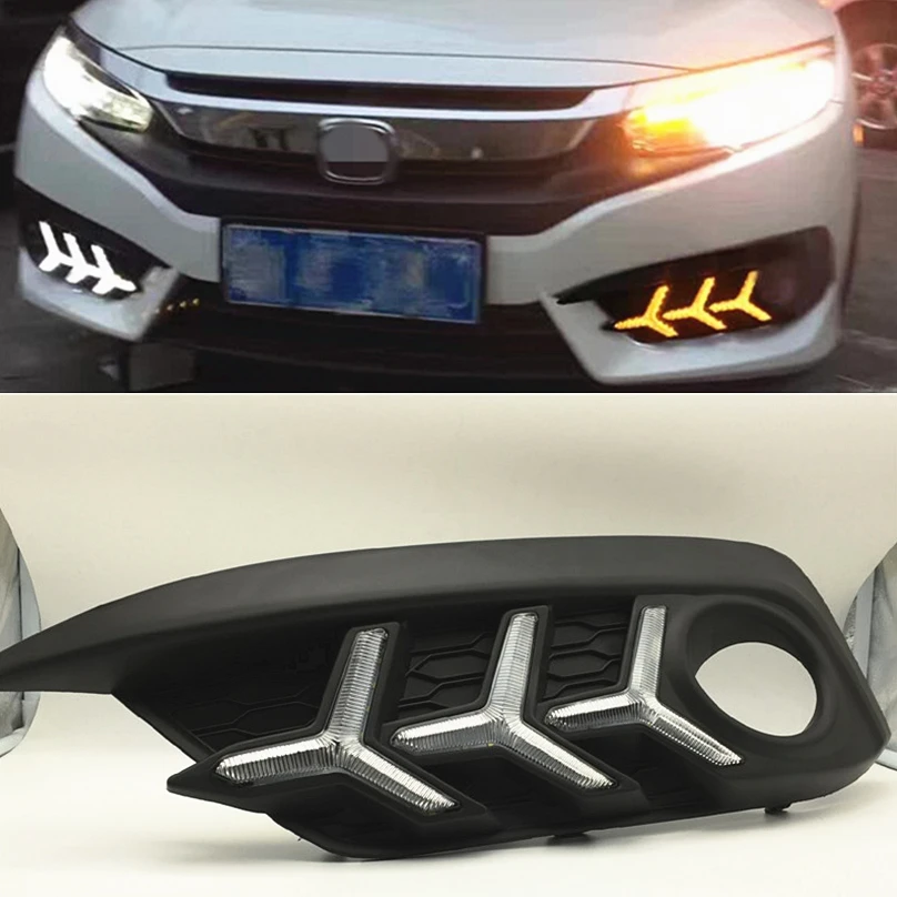 2018 honda civic daytime running lights