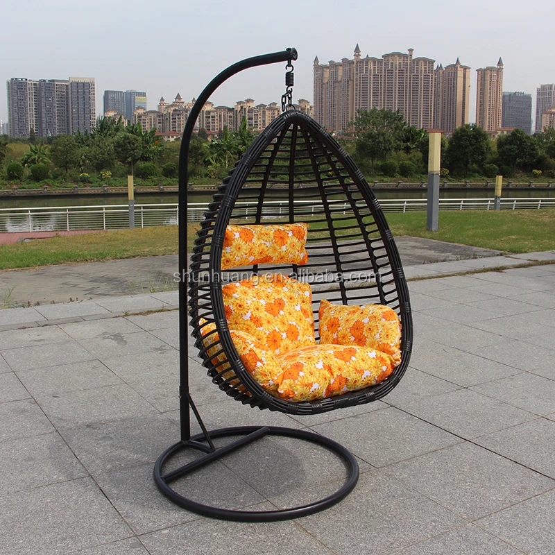 Good Price Patio Wicker Swing Chair Outdoor Or Indoor Rattan Single