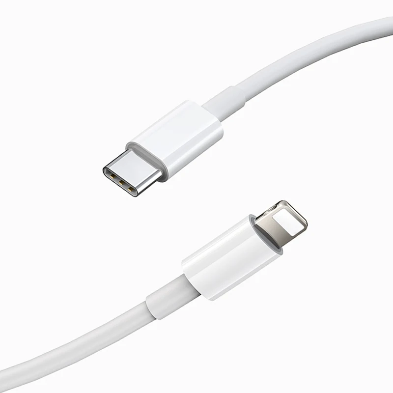 

Wholesale 3ft 18W PD fast charging usb c to lighting cable for iphone 12 max pro, White