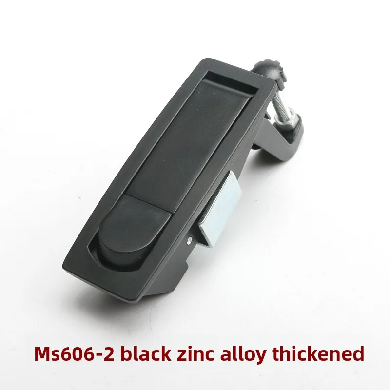 High-Pressure Industrial Lock Ms606-2 Black Push-Button Flat Lock for Boiler and Air Compressor with Cutting Service supplier