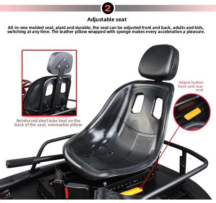 Children's Electric Drift Kart Battery-Powered Indoor/Outdoor Bumper Car for Home Use and Commercial Amusement Shopping Malls