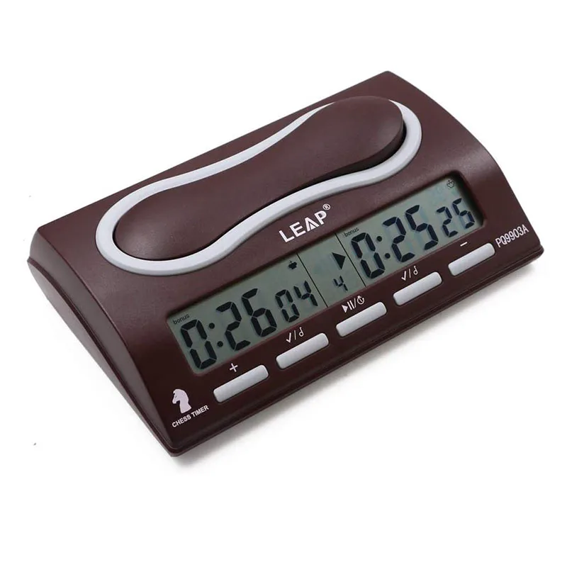 Leap Professional Chess Clock Game Timer Digital Backgammon Set Chess