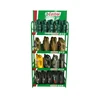 Factory directly sell gas station metal metalboard motor essential oil display stand engine oil display rack