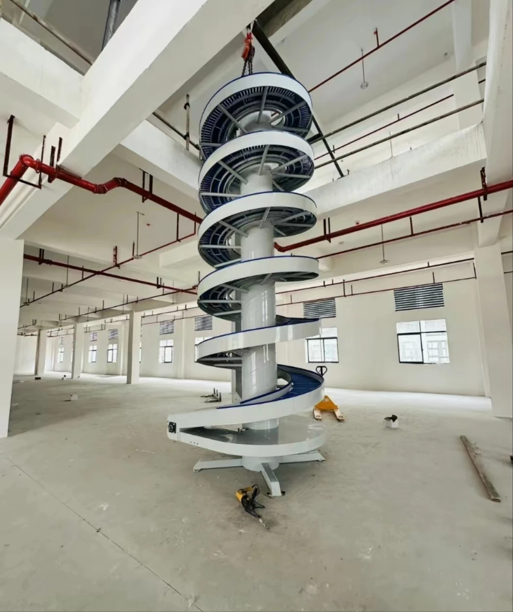 Chinese Made Spiral Conveyor Vertical Lifting Flexible Elevator ...