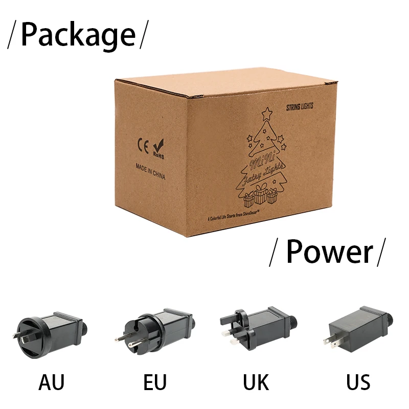 High Brightness Led Fairy Lights Outdoor Waterproof Christmas