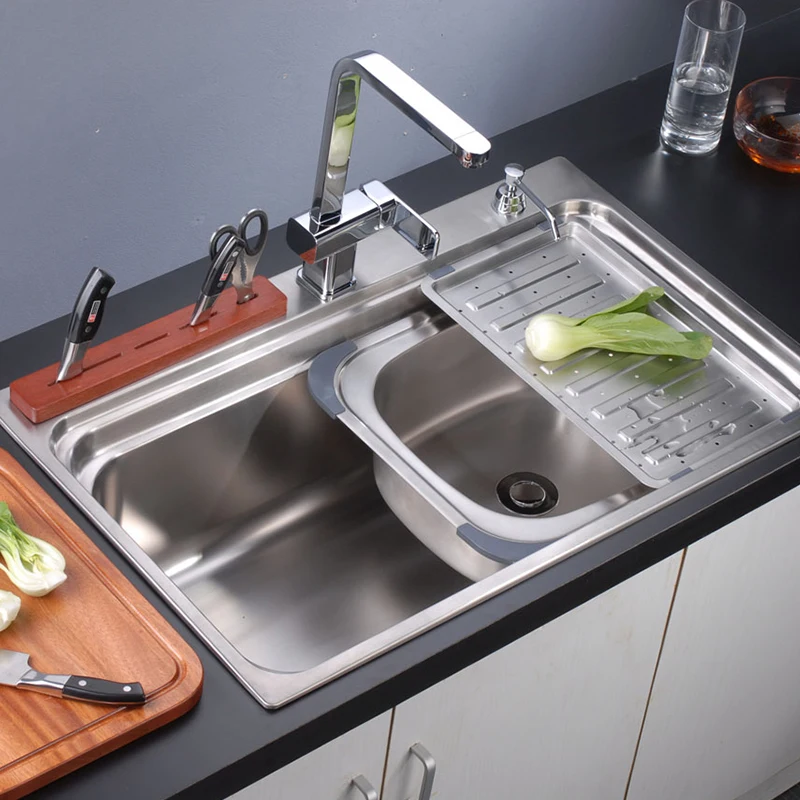 Above Mount Sink Unique Fashion Stainless Steel Satin Polish Kitchen Sink Buy Kitchen Sinks