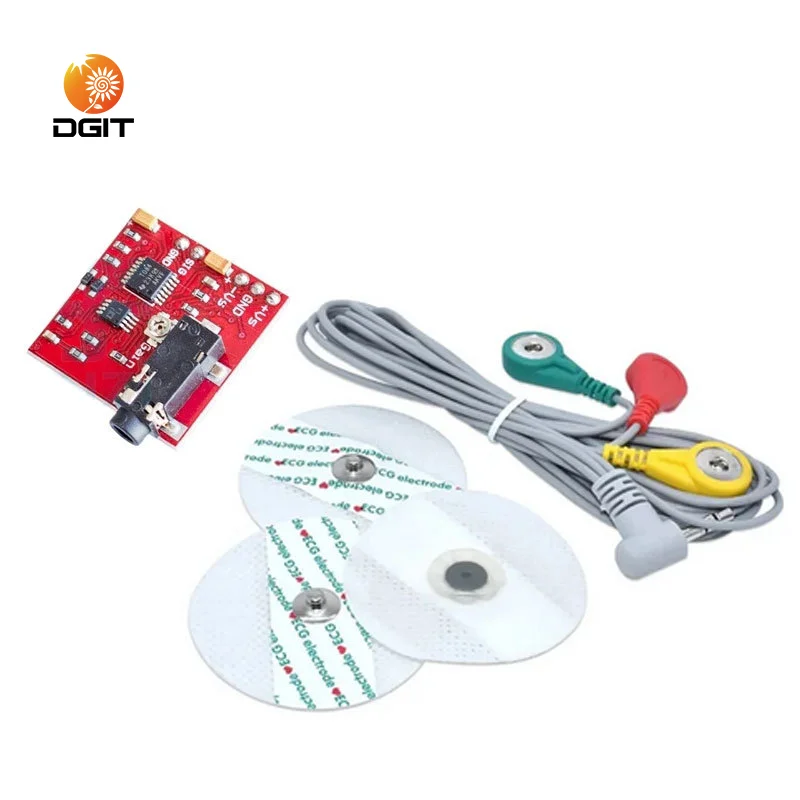 EMG Muscle Sensor Module Kit - Biomedical Signal Acquisition Board for ...