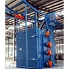 High productivity hanger type rust remove shot blasting sand blaster machine with hook or hoist