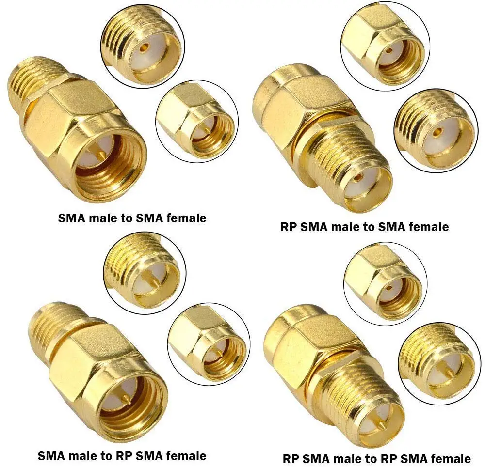 Amphenol Same Type Rf Coaxial Connector Sma To Sma Adaptor - Buy Sma ...