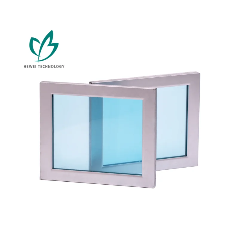 
HEWEI Wholesale Thermochromic Smart Sunshade Safety Stained Glass for Building Exterior Walls 