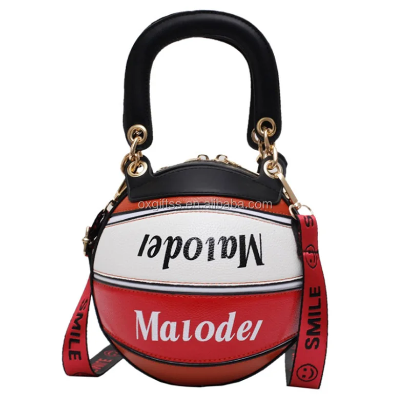 purple basketball purse