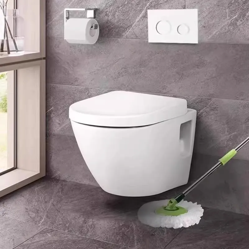 Modern Wall-Mounted Concealed Water Tank Toilet Fixtures