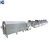 CE Approved fruit and vegetable washing cleaning / waxing drying sorting machine line
