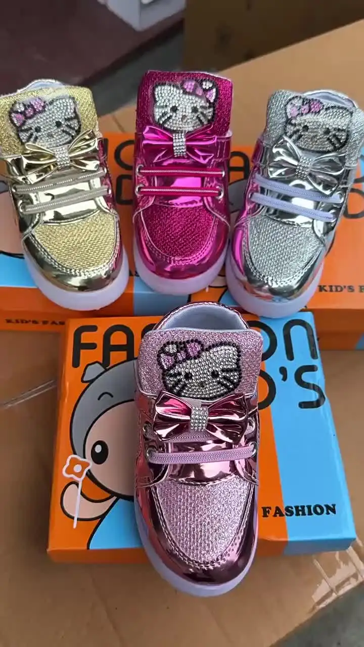 2025 Popular Girls Children's Casual Shoes - Kids Lights Shoe 2025 Popular Girls Children's Casual Shoes - Kids Lights Shoe