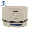 100% Waterproof 600D Polyester All Weather Protected Heavy Duty Patio Round Fire Pit Table Cover