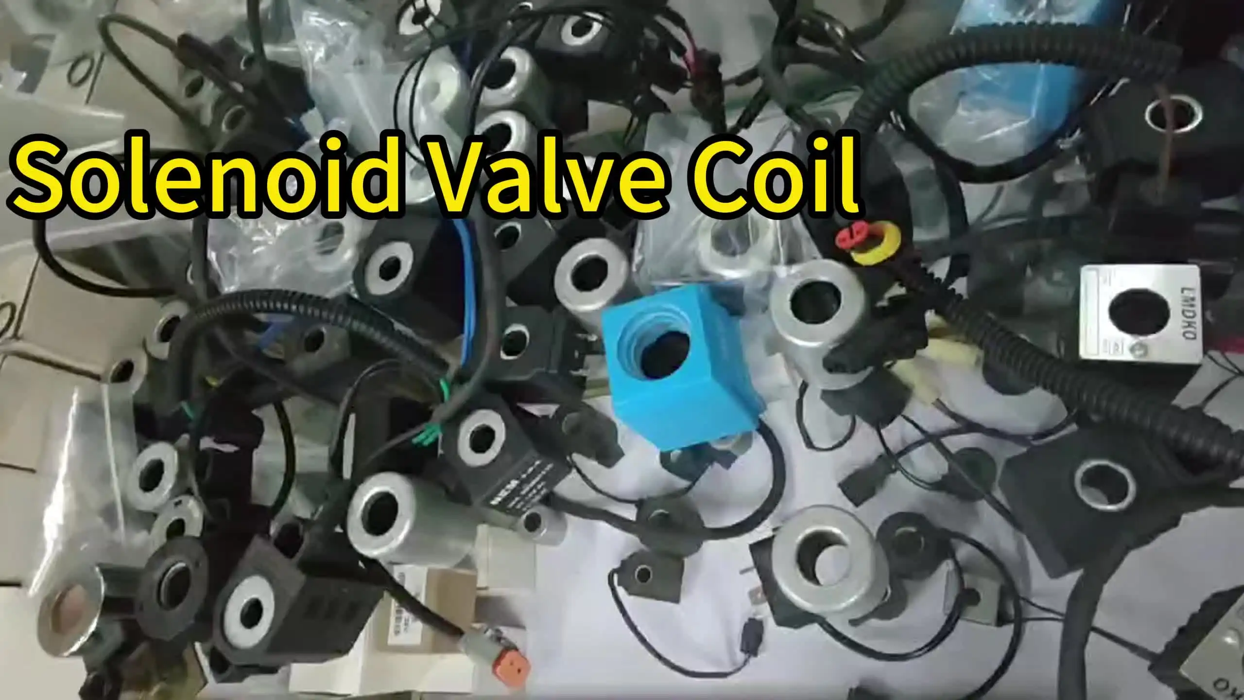 Solenoid Valve Coil 24V 17W for Excavators - 280239/230151 Series