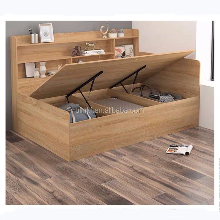 Modern Wooden Bedroom Furniture Set Toddler Bed Kids Bed With Bookcase Buy Kids Bed Kids Bunk Beds Loft Bed Product On Alibaba Com