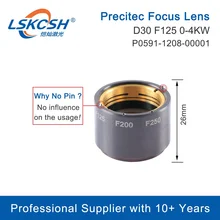 Lente de foco laser de fibra lskcsh P0591-1208-00001 dd30 f125mm ol hp ssl f125mm para finn power atacado
