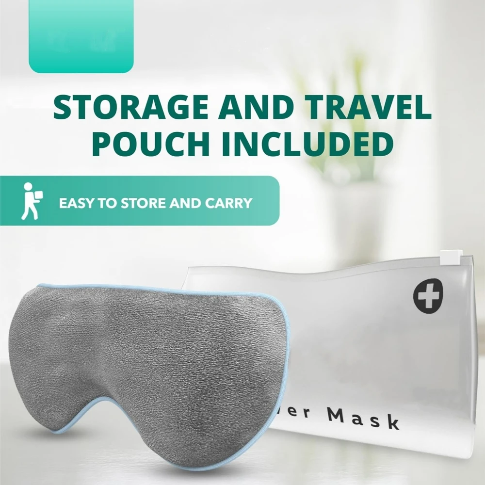 Microwave Weighted Eye Mask,Activated Warm Eye Compress For Dry Eyes,Blepharitis & Stye Eye