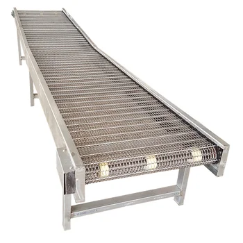 Belt Conveyor For Draining And Cleaning Equipment Of Stainless Steel ...