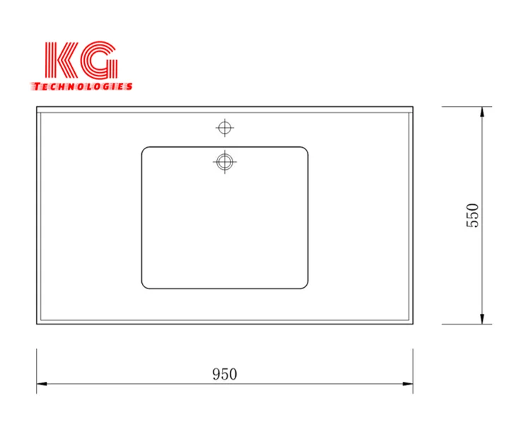 China Manufacturer  Bathroom Quartz Stone Sink