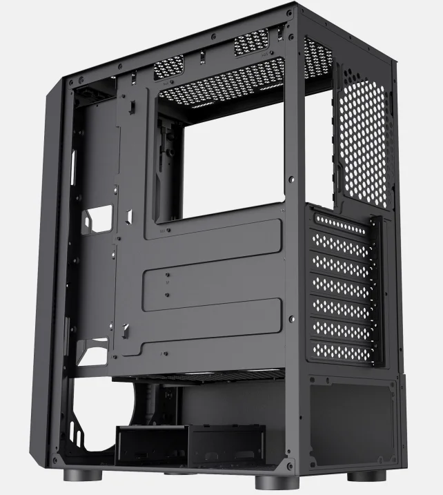 Meiji Pc Gaming Case Atx Argb Rainbow Computer Case With 6 Fans